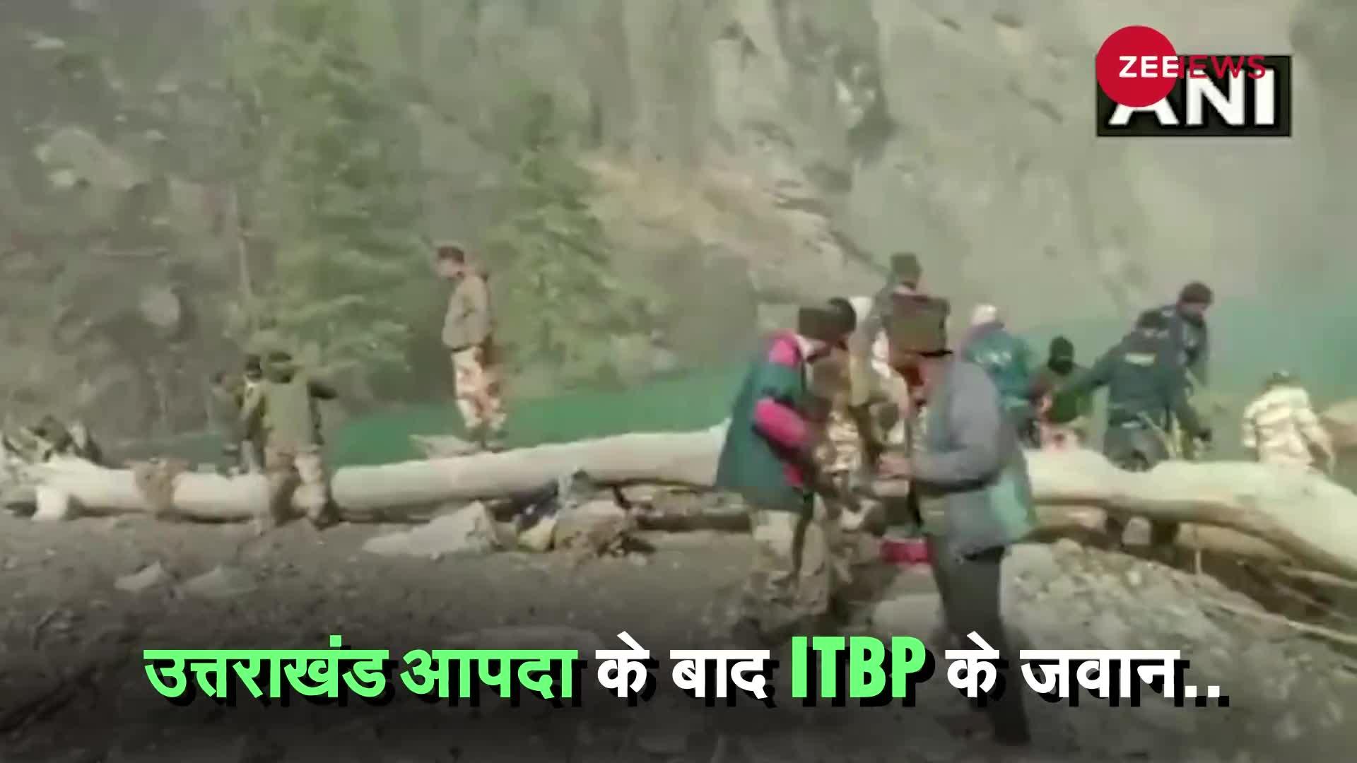 चमोली में बाढ़ के बाद ITBP और SDRF की टीम कुछ ऐसे बचा रही है लापता लोगों की जान