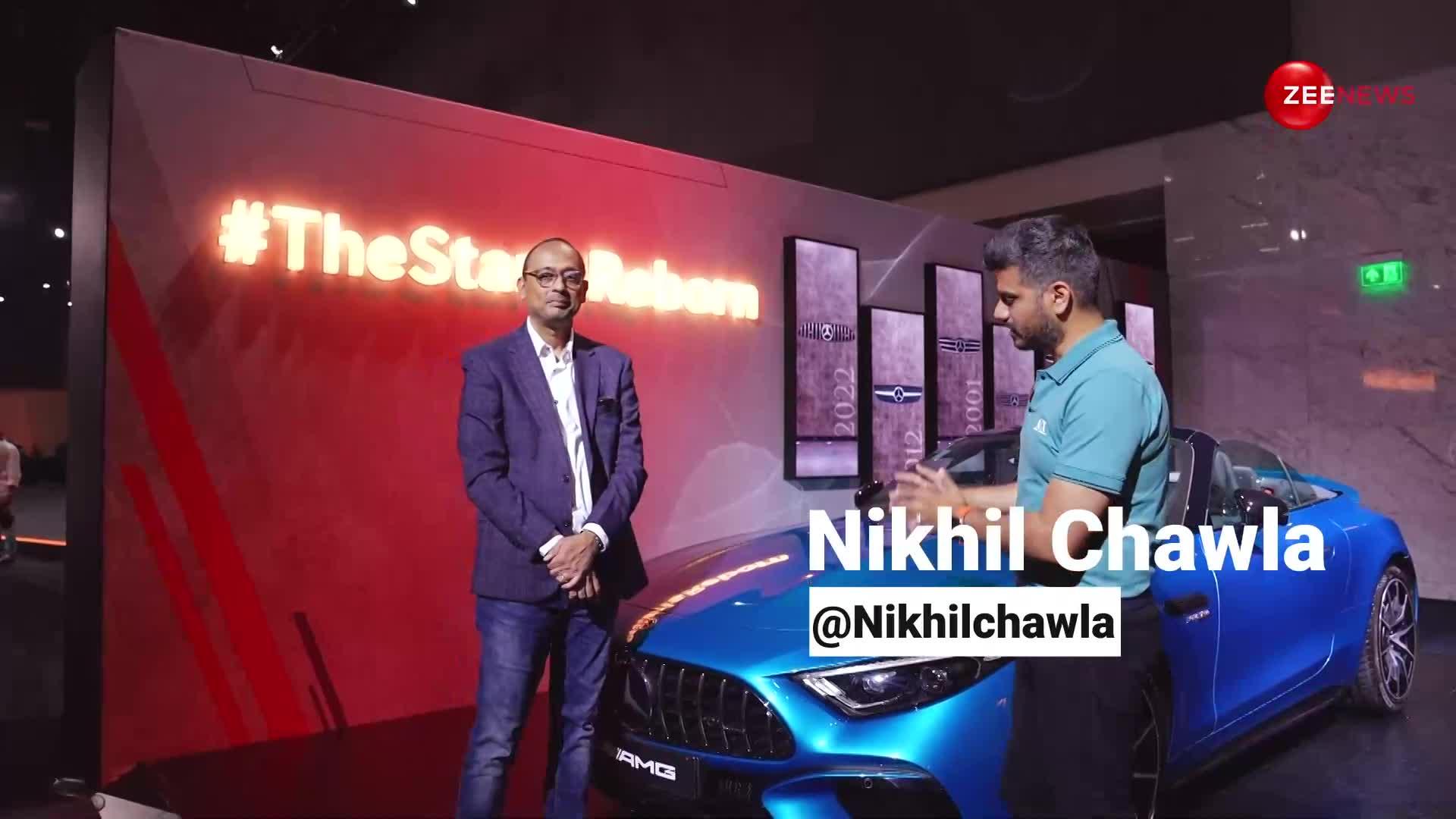 Mercedes AMG SL 55 का इतिहास 70 साल पुराना, देखें Santosh Iyer के साथ खास बातचीत