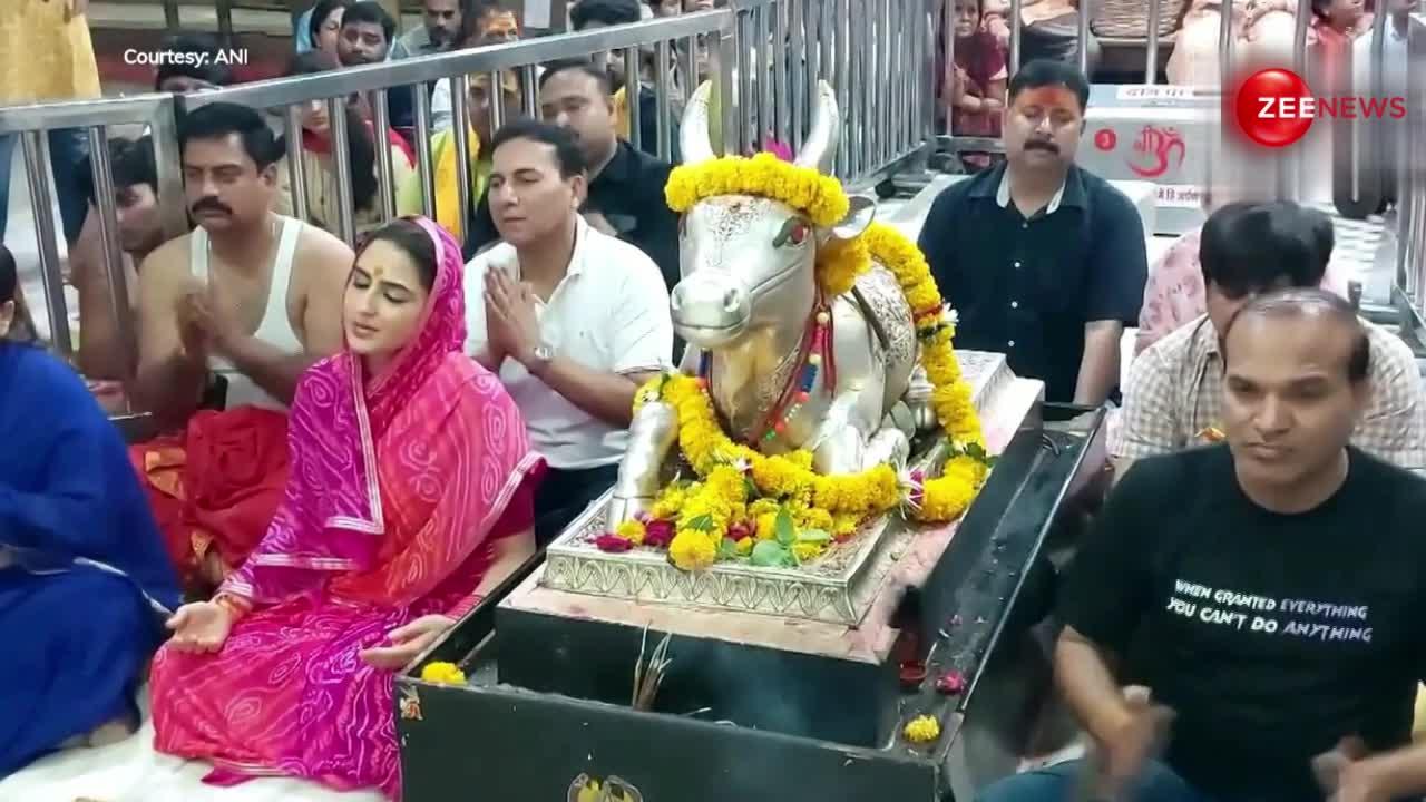 महाकाल के दर्शन करने पहुंची Sara Ali Khan, लोगों ने दे दिया खराब एक्टिंग का 'टैग'