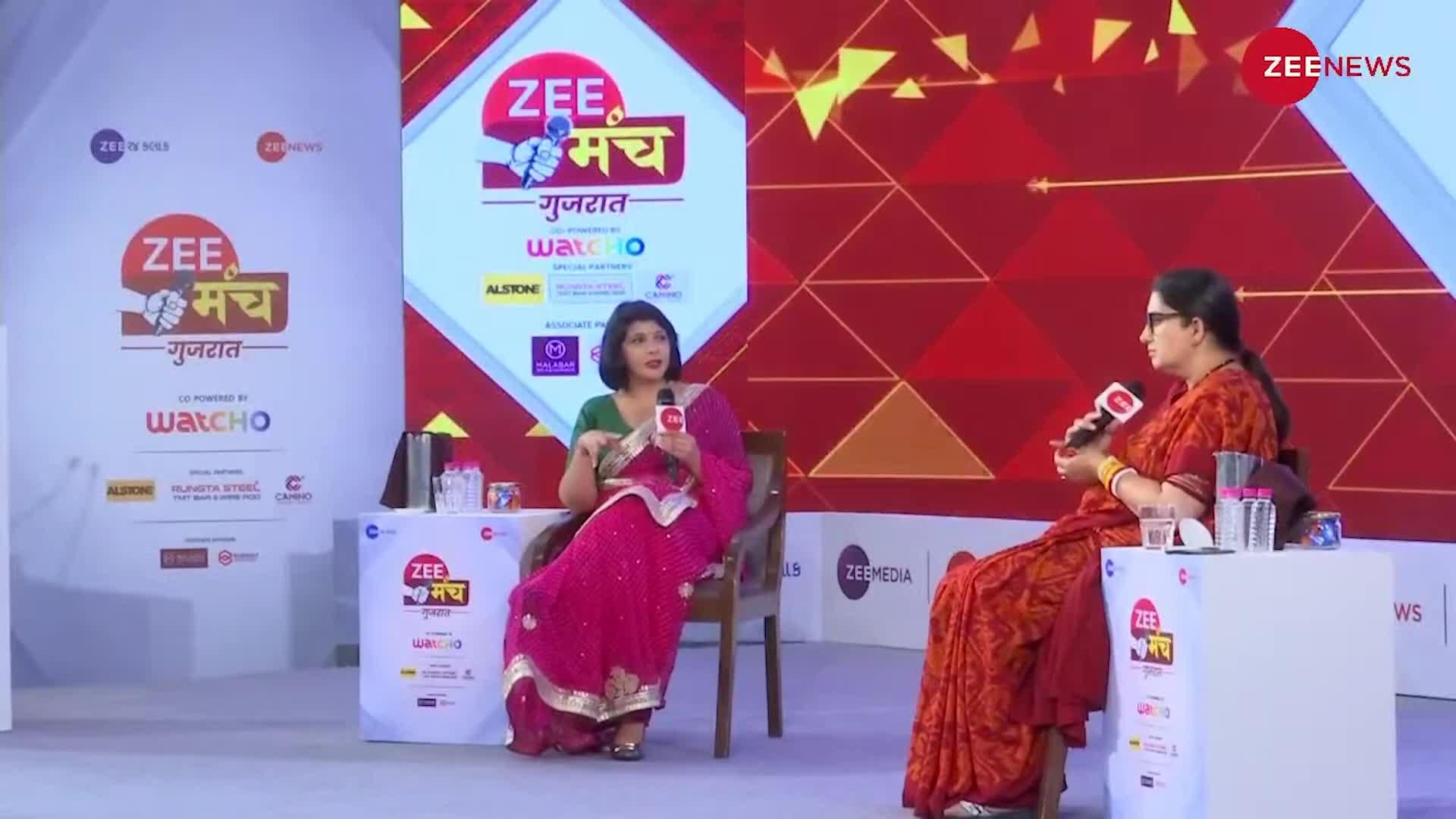 Smriti Irani  : Smriti Irani का AAP पर हमला, बोलीं- भगवान के सामने तो झूट न बोलो