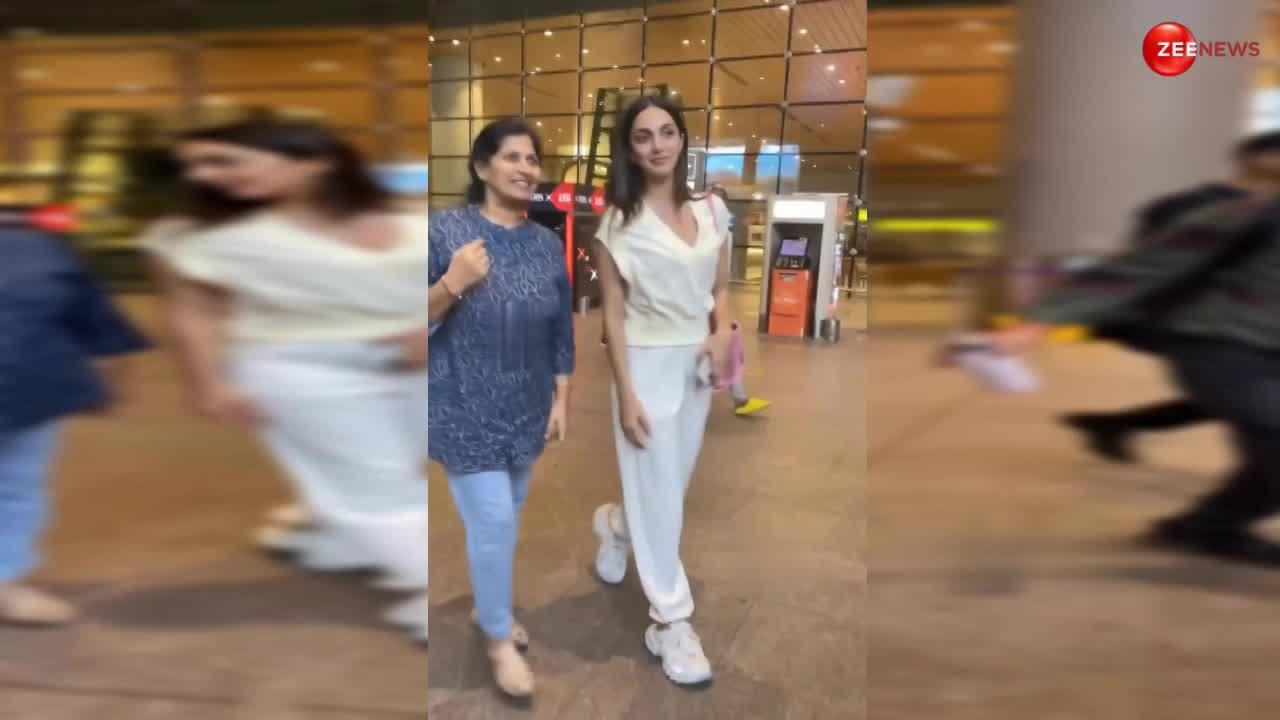 एयरपोर्ट पर सेल्फी लेने के लिए Kiara Advani के पास आंटी, हुआ कुछ ऐसा सिर्फ मुंह ताकते रह गई...