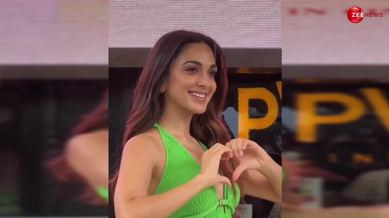 Kiara Advani ने ग्रीन ड्रेस में बिखेरा अपने हुस्न का जलवा, देखकर मंत्रमुग्ध हो गए फैंस