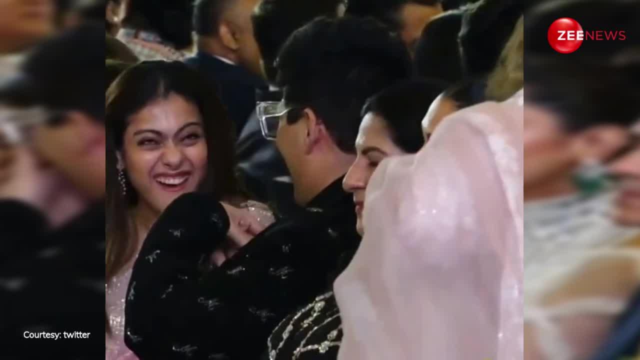 Karan Johar से मिलीं Kajol मुंह बना-बनाकर करने लगीं बच्चों वाली हरकतें, वीडियो हुआ वायरल