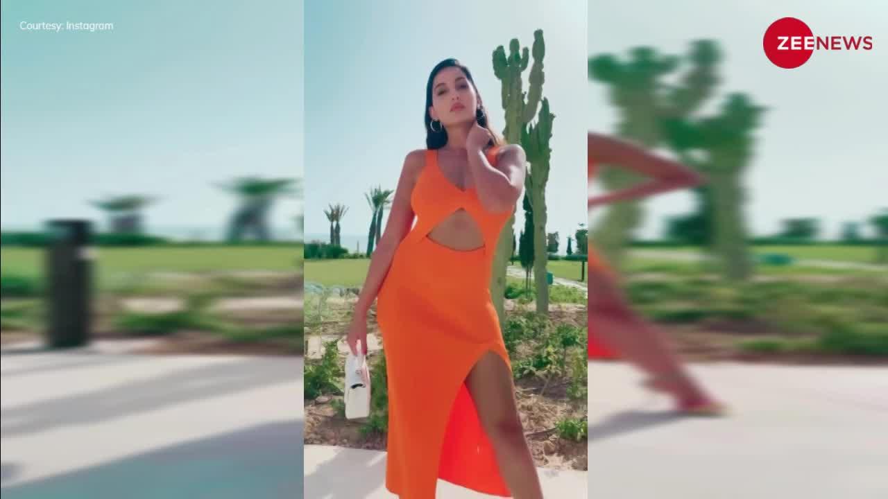 Nora Fatehi ने ऐसी जगह कट वाली पहनी ड्रेस, घूरते रह गए लोग फिर लिखा- 'तुम ही हो असली अप्सरा'