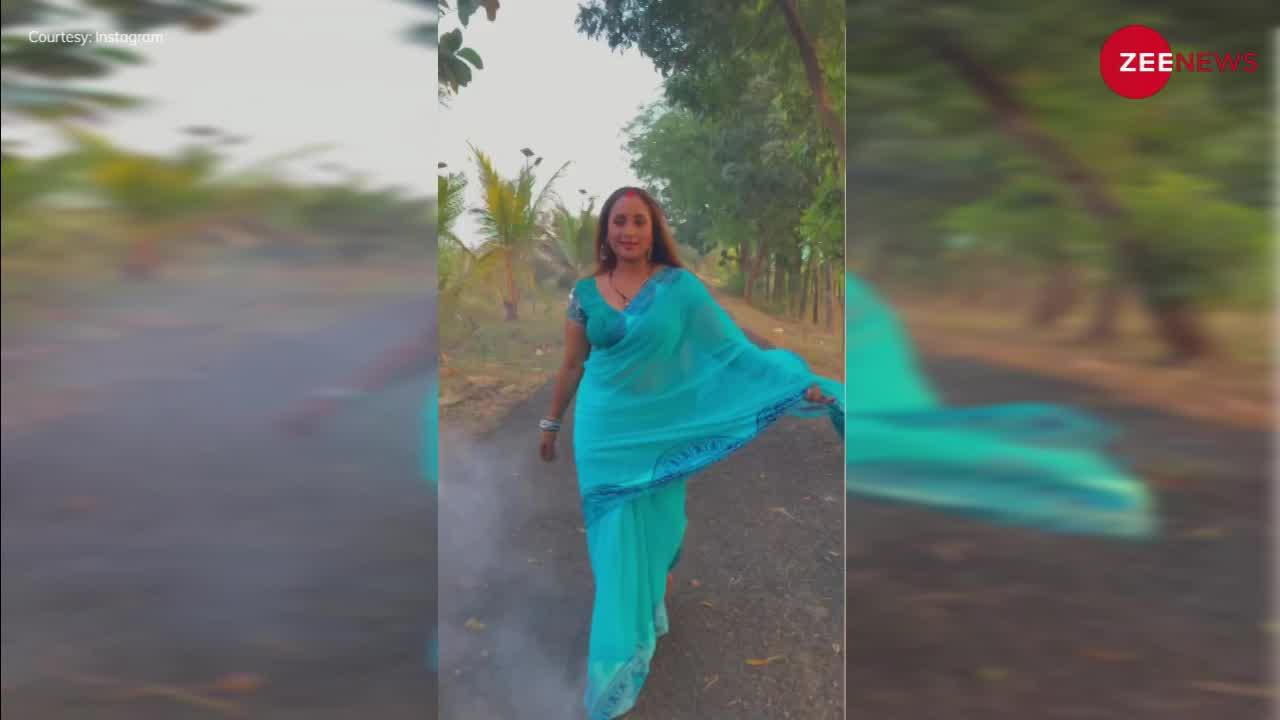 भोजपुरी भाभी Rani Chatterjee बनीं लेड़ी बाजीगर, साड़ी पहन दिखाए बोल्ड मूव्स