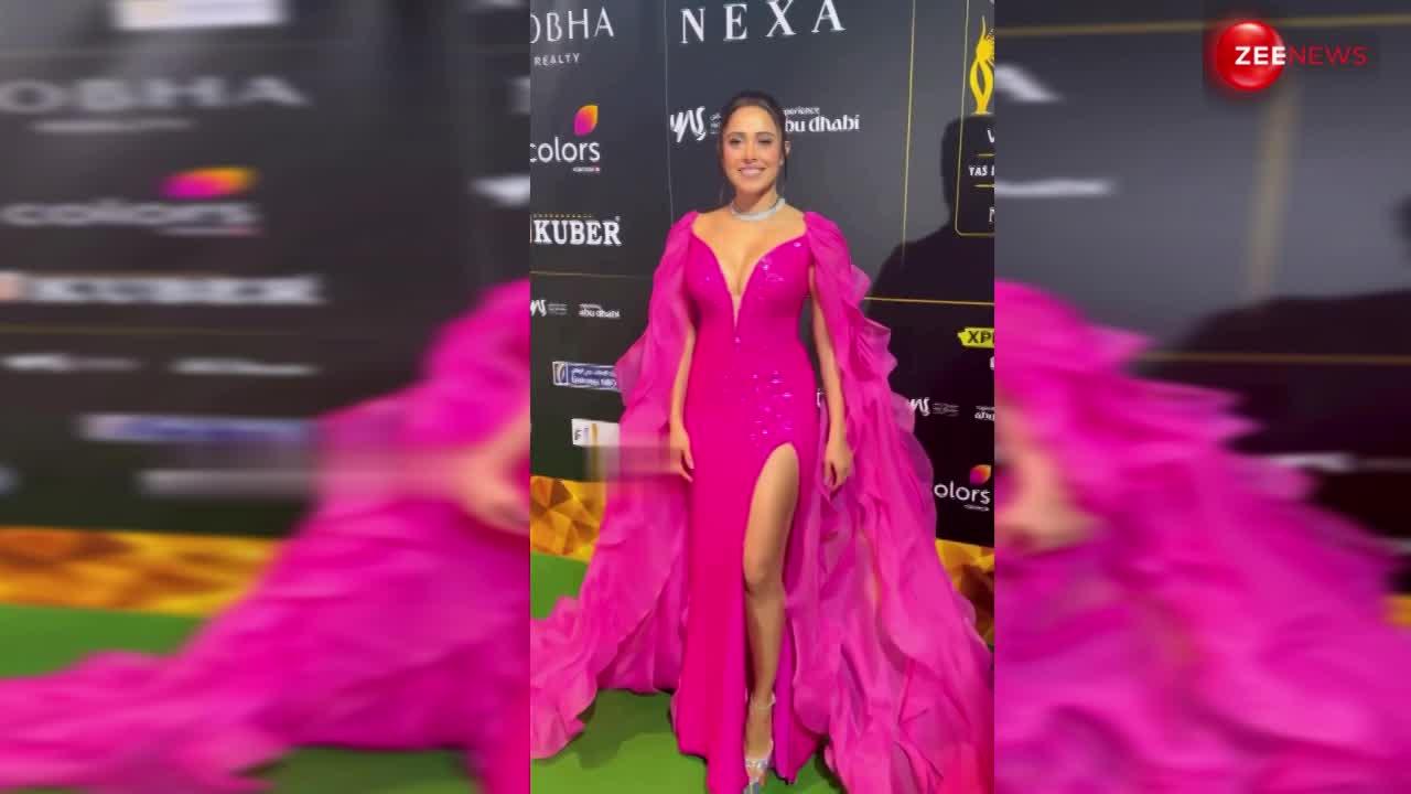 IIFA 2023: Nushrat Bharucha ने हद से ज्यादा डीपनेक पिंक ड्रेस पहन दिए पोज, हाथों पर लटका कर आईं ढेर सारी चुन्नी, देख घूम गया लोगों का माथा