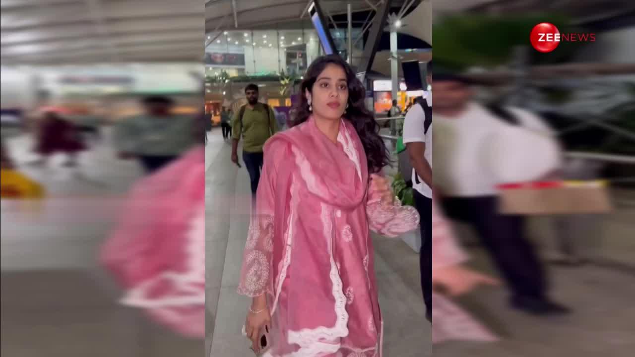 Janhvi Kapoor आईं वापस! तिरुपति बालाजी दर्शन के बाद एक्ट्रेस के इस लुक को लोगों ने किया पसंद, पैप्स के लिए लाई लड्डू