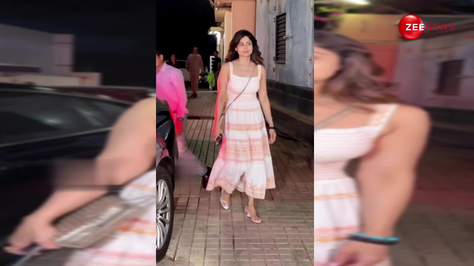 व्हाइट कलर की मैक्सी ड्रेस पहन Shamita Shetty ने सादगी भरे अंदाज में जीता फैंस का दिल