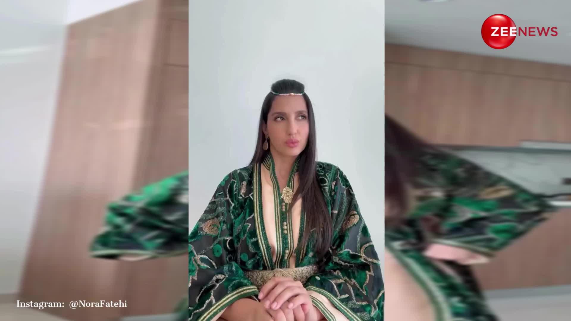 नई नवेली दुल्हन बन Nora Fatehi ने बना डाला ऐसा वीडियो, देख आंटियों और पड़ोसनों का बन गया मुंह