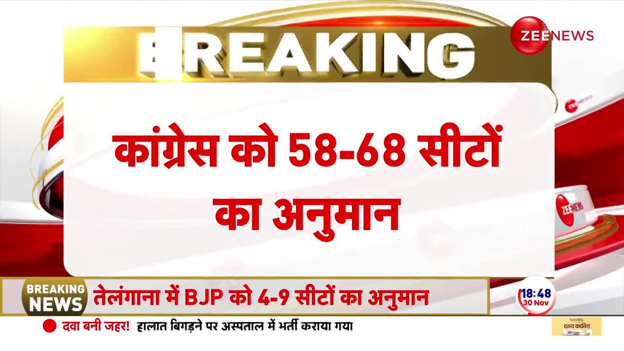 Telangana Exit Polls 2023 LIVE: तेलंगाना में किसकी बनेगी सरकार?