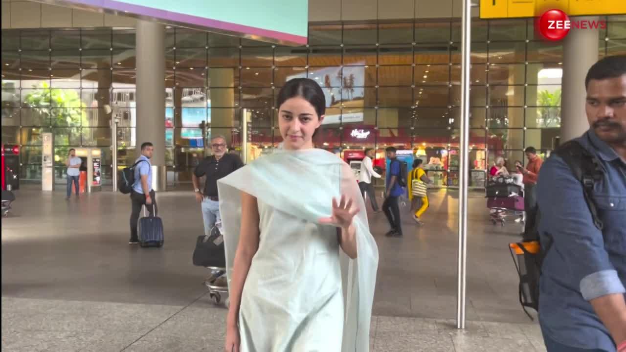 'थोड़ा स्लो चलिए ना'...पैप्स की हरकतों से परेशान हुईं Ananya Panday, बार-बार टोकने पर बनाने लगीं मुंह