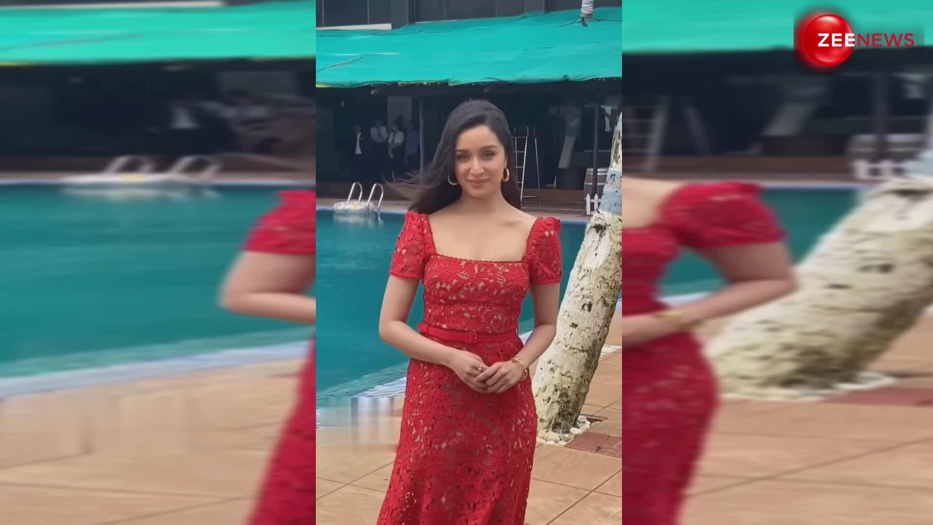 रेड फ्लोरल ड्रेस में 'Stree 2' के प्रमोशन पर निकली Shraddha Kapoor, सादगी और क्यूटनेस पर फिदा हुए लोग, देखें VIDEO