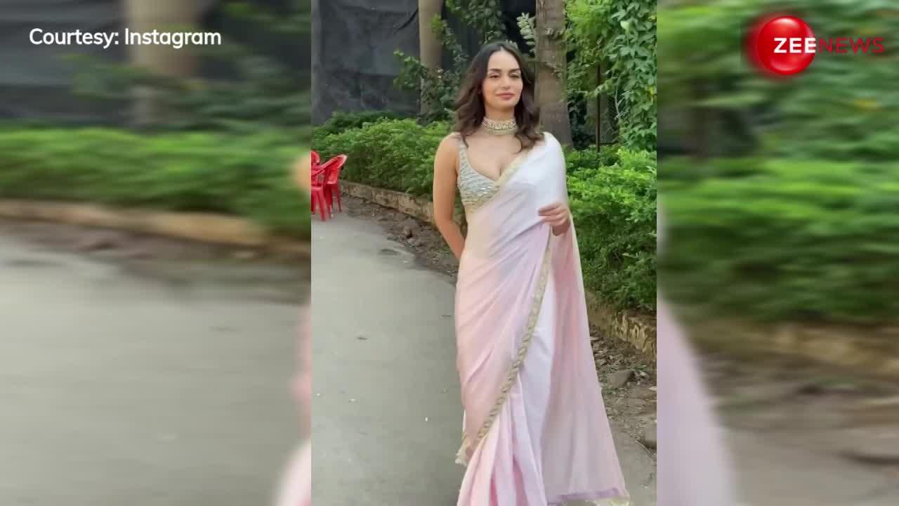 खूबसूरत साड़ी में अप्सरा बन निकलीं Manushi Chillar, खूबसूरती देख फैंस हुए फिदा