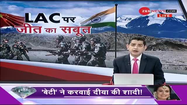 LAC: निकल गई चीन की हेकड़ी, पैंगोंग झील के किनारे से अस्थायी निर्माण हटाया