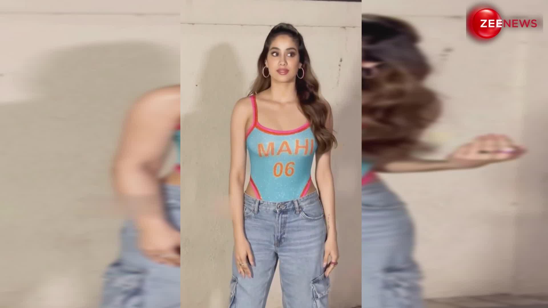 खत्म हुआ संस्कारी लुक! अब तीखे अंदाज में नजर आईं Janhvi Kapoor, देख अटक गई फैंस की निगाहें