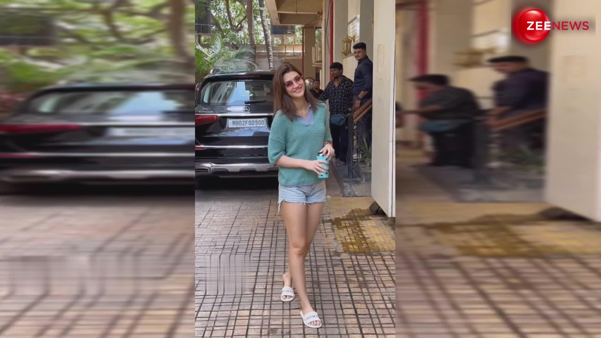 कूल आउटफिट में नजर आईं Kriti Sanon, एक्ट्रेस को देख दिल हार बैठे फैंस