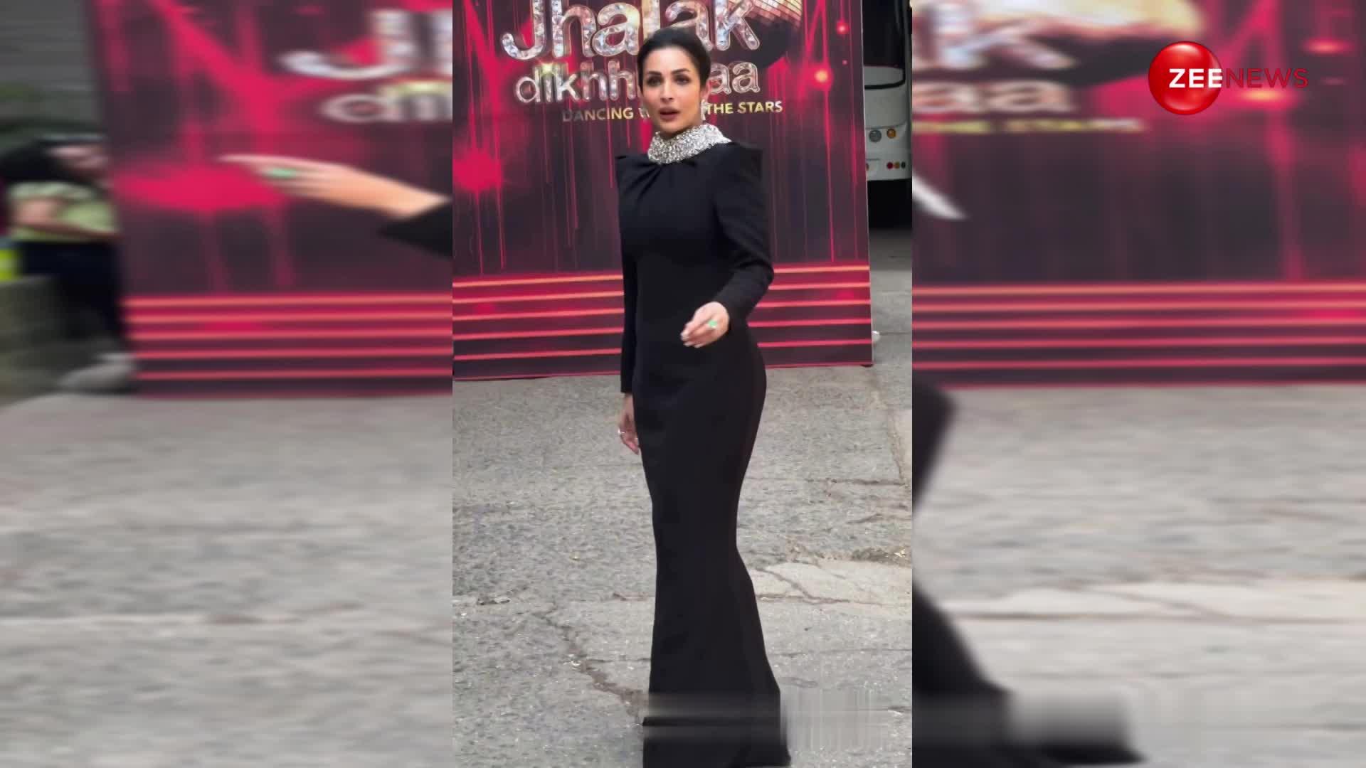 ब्लैक बॉडीकॉन ड्रेस में कमाल की लग रही हैं Malaika Arora, स्टनिंग लुक देख निगाहें नहीं हटा पाएंगे आप